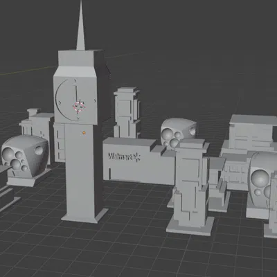 Bộ Mô Hình Quy Hoạch Thành Phố Mini (Modular Mini City Planning Kit)