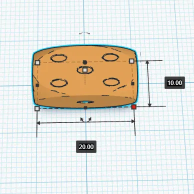 Mô hình xúc xắc dẹt (Wide Dice) in 3D độc đáo cho board game