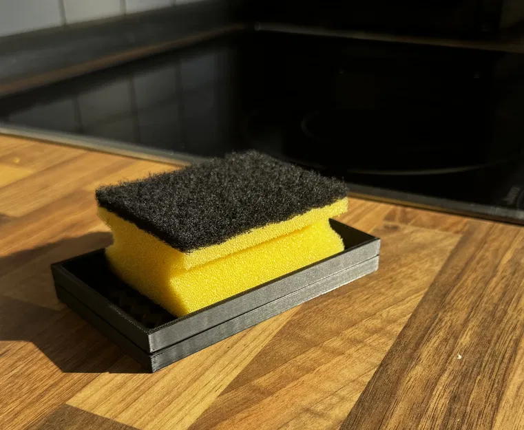 Khay đựng miếng rửa chén 3D thông minh có khay hứng nước tiện dụng - Image 1