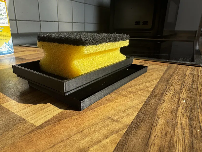 Khay đựng miếng rửa chén 3D thông minh có khay hứng nước tiện dụng - Image 2