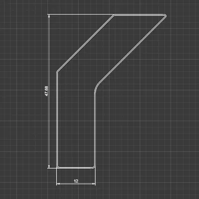 Móc treo tường góc nghiêng hiện đại