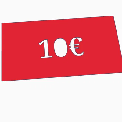 Mô hình tiền chơi 10€ in 3D cực đẹp làm đạo cụ giáo dục