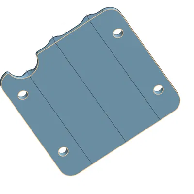 Tấm bảo vệ gầm sau (Rear Skid Plate) cho RC-10GT