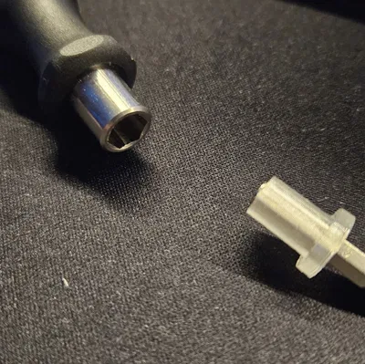 Adapter chuyển đổi đầu vít lục giác 1/4 inch sang 4mm (In 3D)