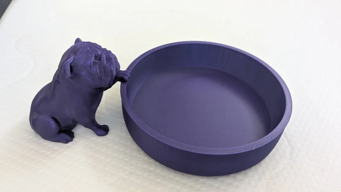 Bulldog Bowl - Tô đựng kẹo, khay đựng đồ hình chú chó Bulldog - Image 1
