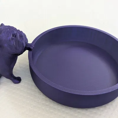 Bulldog Bowl - Tô đựng kẹo, khay đựng đồ hình chú chó Bulldog