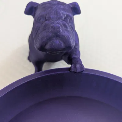 Bulldog Bowl - Tô đựng kẹo, khay đựng đồ hình chú chó Bulldog