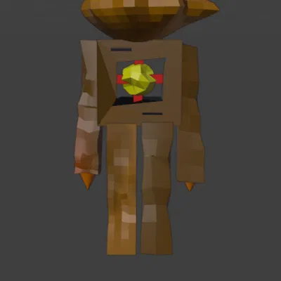 Mô hình 3D Broken Robot độc đáo trang trí bàn làm việc