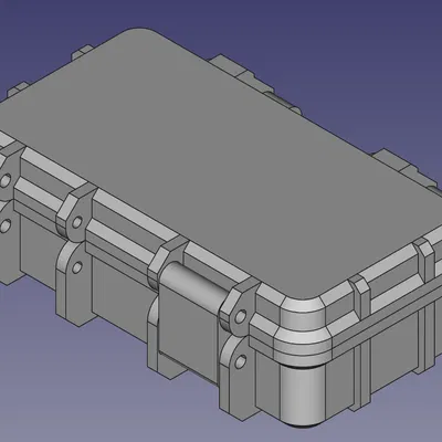 FreeCAD Rugged Box (Hộp đựng cứng cáp tùy chỉnh thông số)
