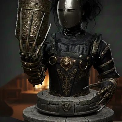 Giá Đỡ Máy Cạo Râu: Phiên Bản Người Đàn Ông Mặt Nạ Sắt