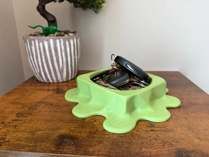 Khay Đựng Đồ Họa Tiết Tự Nhiên - Món Đồ Decor Bàn Làm Việc Hiện Đại - Image 5