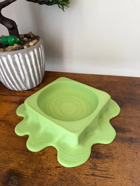 Khay Đựng Đồ Họa Tiết Tự Nhiên - Món Đồ Decor Bàn Làm Việc Hiện Đại - Image 7