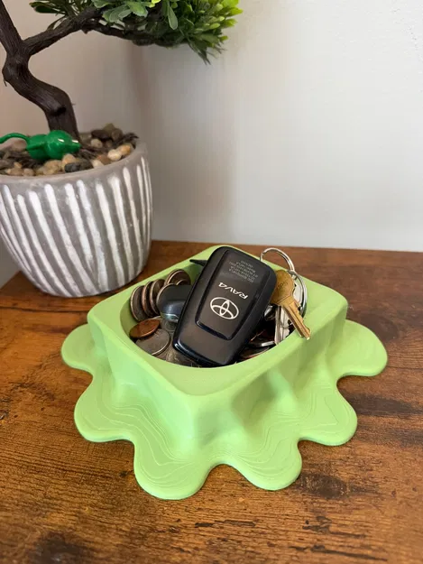 Khay Đựng Đồ Họa Tiết Tự Nhiên - Món Đồ Decor Bàn Làm Việc Hiện Đại - Image 8