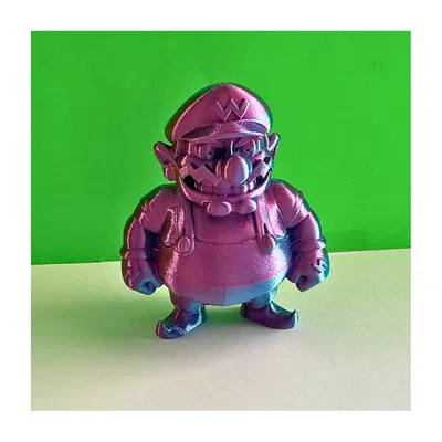 Mô hình in 3D Wario - Nhân vật phản anh hùng kinh điển