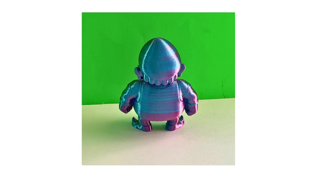Mô hình in 3D Wario - Nhân vật phản anh hùng kinh điển - Image 3