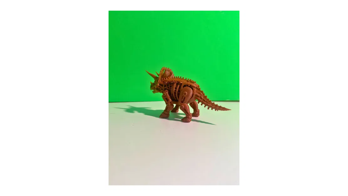 Mô hình 3D Steampunk Triceratops - Image 2