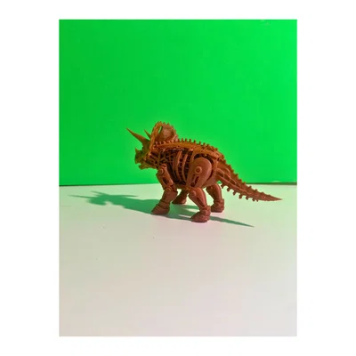 Mô hình 3D Steampunk Triceratops