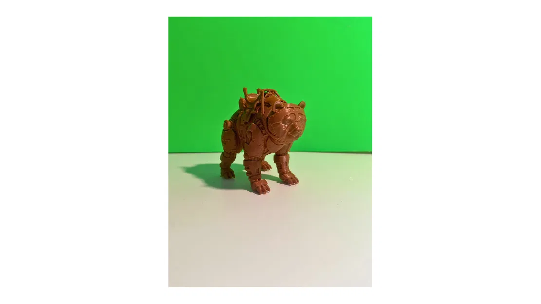 Mô hình Gấu Steampunk 3D - Image 1