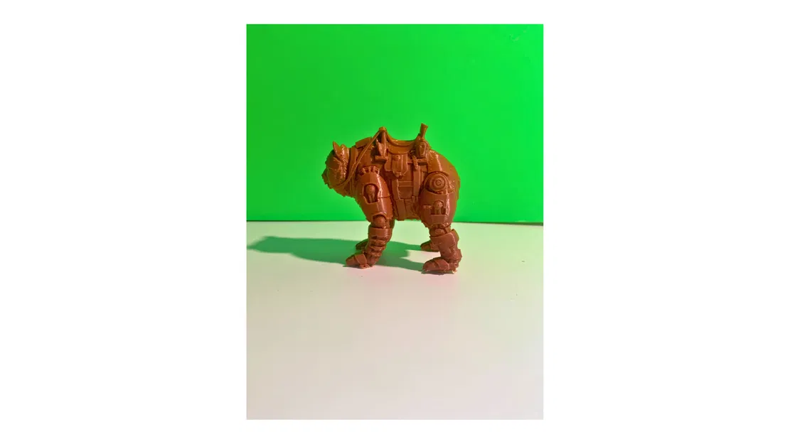 Mô hình Gấu Steampunk 3D - Image 2