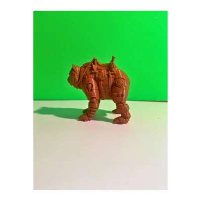 Mô hình Gấu Steampunk 3D