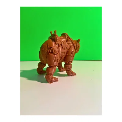 Mô hình Gấu Steampunk 3D