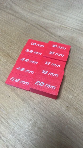 Bộ khối căn chuẩn (Spacerblocks) hệ mét cho nghề mộc - Image 1