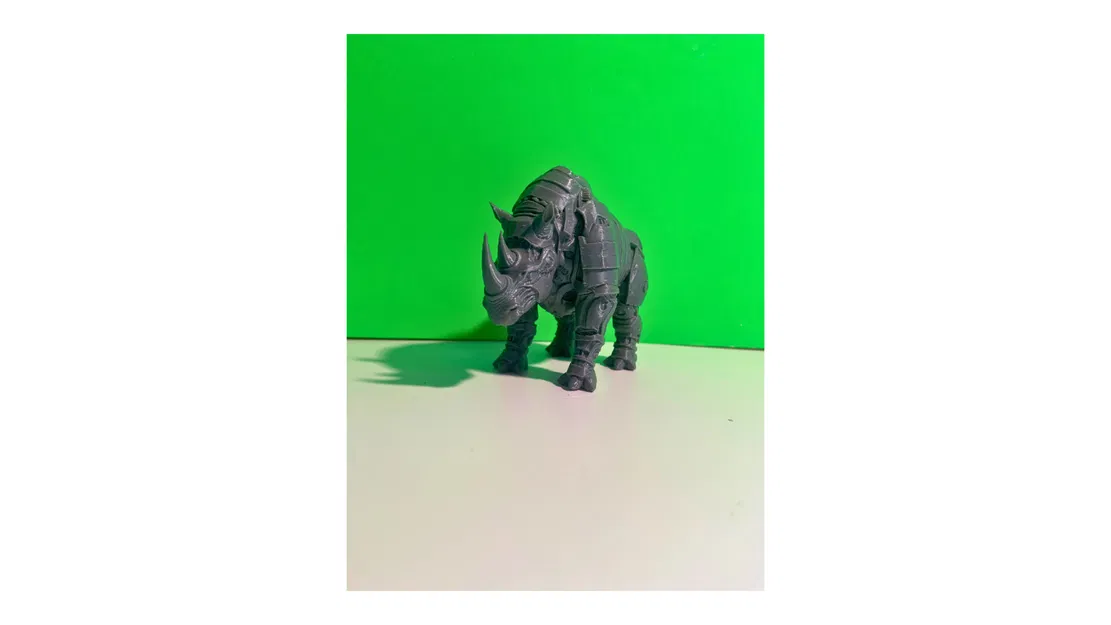 Mô hình Robot Rhino 3D ấn tượng - Image 3