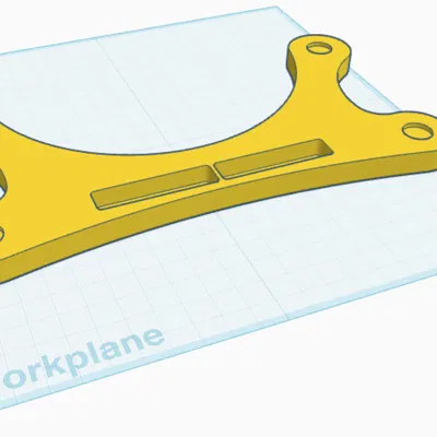 Đế giá đỡ cuộn nhựa Creality (Remix thêm chỗ gắn chân chống trượt)