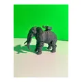 Mô hình Voi Kim loại 3D (Metallic Elephant) - Thumbnail 1