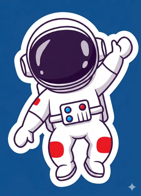 Khuôn cắt bánh quy hình phi hành gia 3D độc đáo - Image 1