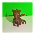 Mô hình Rồng Con (Baby Dragon) 3D siêu đáng yêu - Thumbnail 1
