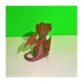 Mô hình Rồng Con (Baby Dragon) 3D siêu đáng yêu - Thumbnail 2