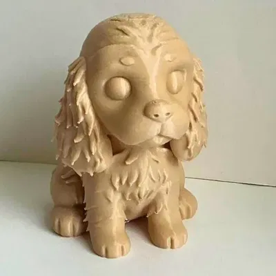 Mô hình Chú Chó Dễ Thương 3D