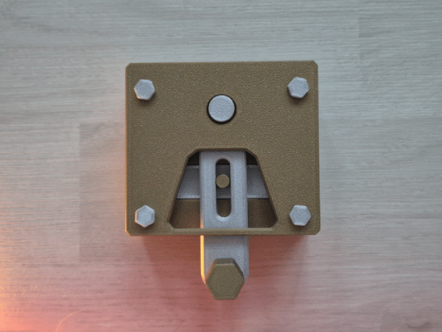 Mô hình khóa gài công nghiệp - Đồ chơi Fidget Cam nhả nhanh