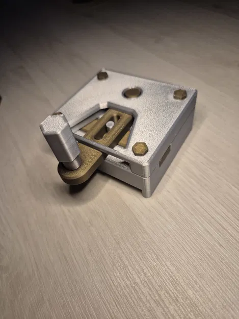 Mô hình khóa gài công nghiệp - Đồ chơi Fidget Cam nhả nhanh - Image 4