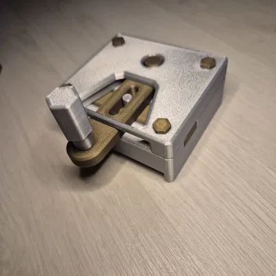 Mô hình khóa gài công nghiệp - Đồ chơi Fidget Cam nhả nhanh