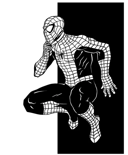 Mô hình tranh treo tường Spider-Man 3D ấn tượng - Image 1