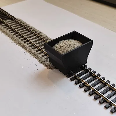 Dụng cụ rải đá ballast tỉ lệ H0 (16,5mm) cho mô hình đường sắt