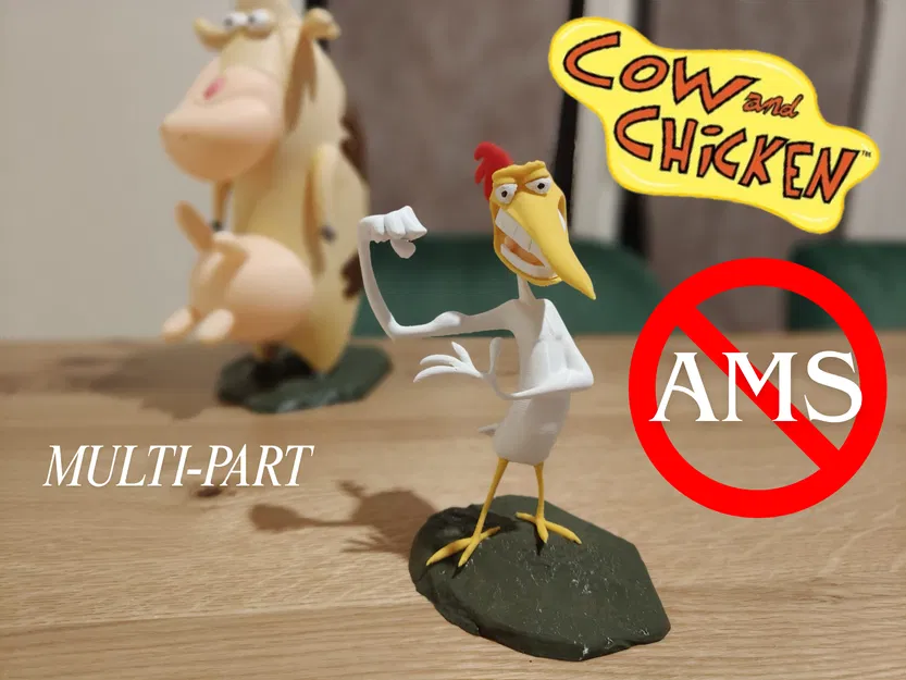Chicken | Mô hình nhân vật "Cow and Chicken" (Không cần AMS/MMU) - Image 1