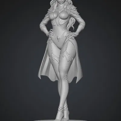 Mô hình 3D Emerald Enchantress - Nàng phù thủy fantasy đầy mê hoặc