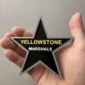 Mô hình in 3D huy hiệu Yellowstone Marshals độc đáo - Thumbnail 1