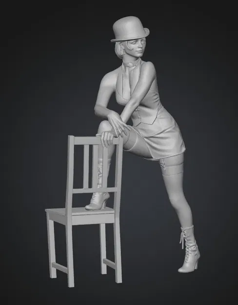 Mô hình nhân vật nữ phong cách Burlesque (Midnight Burlesque Pose) - Image 1