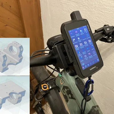 Ngàm gắn GPS Garmin Montana 700 cho ghi đông MTB Ø35