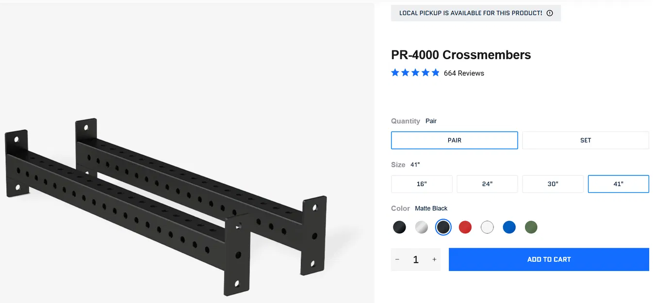 Miếng đệm thanh ngang Rack (Rack Crossmember Spacer) - Image 3