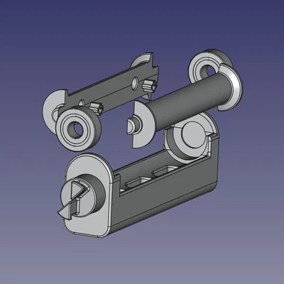 Con lăn nhựa cho máy in 3D MK3 MK4