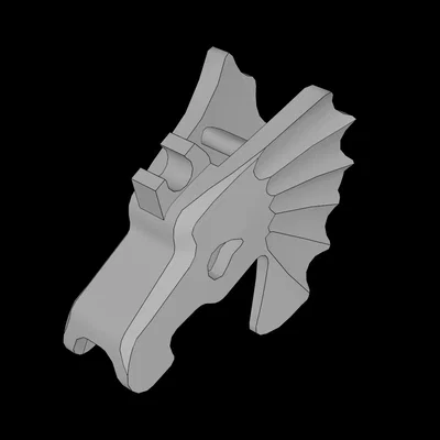 Mô hình giáp đầu ngựa có cánh tương thích với Lego (3D Print)