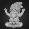 Mô hình chú lùn thiền định Meditating Gnome độc đáo cho máy in 3D - Thumbnail 1