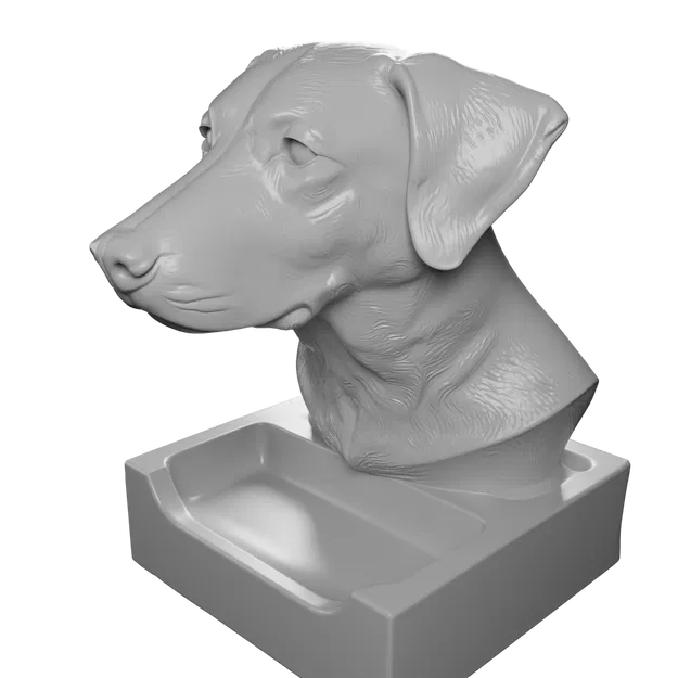Mô hình khay đựng chìa khóa hình đầu chó Labrador 3D độc đáo - Image 1