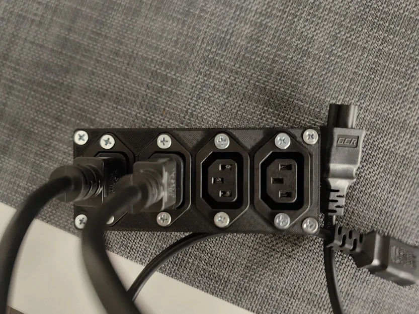 Bộ gom dây nguồn cho cổng kết nối C13/C14 - Image 4