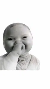 Mô hình trang trí em bé hài hước Funny AI Baby - In 3D siêu nét - Image 3